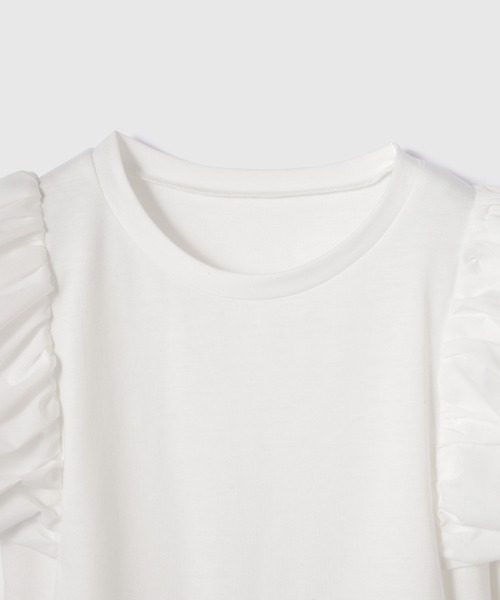 VICKY（ビッキー）の「【消臭機能】切り替えカットトップス≪洗濯機で洗える≫（Tシャツ/カットソー・レディース・ブラック/オフホワイト・M）」の16枚目の写真
