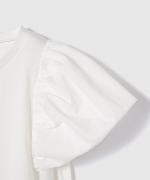 VICKY（ビッキー）の「【消臭機能】切り替えカットトップス≪洗濯機で洗える≫（Tシャツ/カットソー・レディース・ブラック/オフホワイト・M）」の17枚目の写真