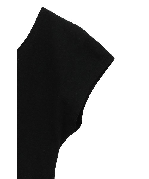 CLANE(クラネ)の「ROUND NECK HIGH CUT BODYSUITS(Tシャツ/カットソー・レディース・ブラック/ホワイト・1)」の6枚目の写真