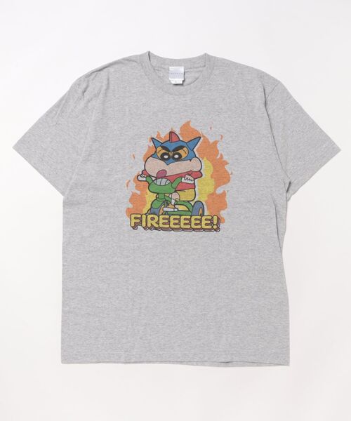 Rendez-Vous(ランデヴー)の「【 クレヨンしんちゃん 】 キャラクターTシャツ 25S5(Tシャツ/カットソー・レディース・ホワイト/ライトピンク/グレー/ライトイエロー・LARGE/X-LARGE)」の4枚目の写真