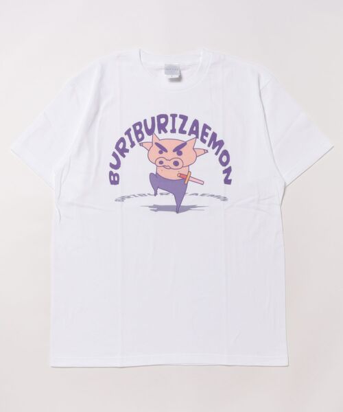 Rendez-Vous(ランデヴー)の「【 クレヨンしんちゃん 】 キャラクターTシャツ 25S5(Tシャツ/カットソー・レディース・ホワイト/ライトピンク/グレー/ライトイエロー・LARGE/X-LARGE)」の3枚目の写真