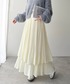classicalelf（クラシカルエルフ）の「ゆらりシルエットなびく。プリーツシアーティアードスカート（スカート・MEDIUM）」