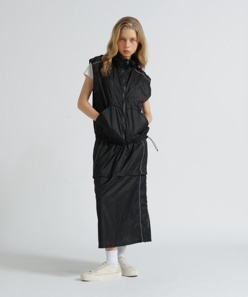 *AVIREX* シアーカラースキーム フーディージャケット WOMAN》SHEER COLOR SCHEME HOODIE JACKET/シアーカラースキーム