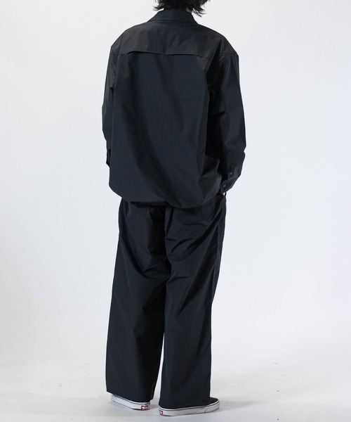 JOHN'S CLOSET(ジョンズクローゼット)の「【3】ストレッチリップストップ オーバーサイズ フィッシングシャツ 【セットアップ展開】(シャツ/ブラウス・メンズ・ブラック/カーキ・MEDIUM/LARGE/X-LARGE)」の8枚目の写真