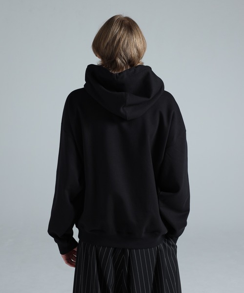 【ワイスリー】Y-3 ワンポイントロゴ スウェット パーカーXL 黒 Y-3 FT HOODIE（パーカー）｜Y-3（ワイスリー）のファッション通販