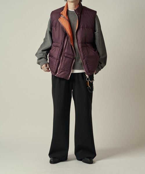 Lui's（ルイス）の「リバーシブルダウンベスト CHEMISE Lui's（ダウンベスト・メンズ・ブラック/パープル・FREE）」の15枚目の写真