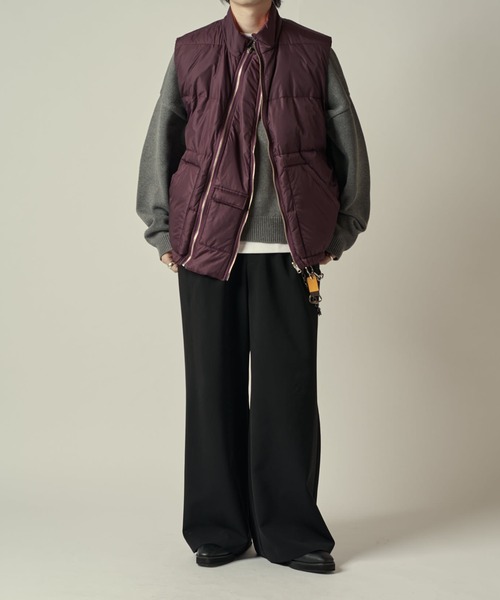 Lui's（ルイス）の「リバーシブルダウンベスト CHEMISE Lui's（ダウンベスト・メンズ・ブラック/パープル・FREE）」の16枚目の写真