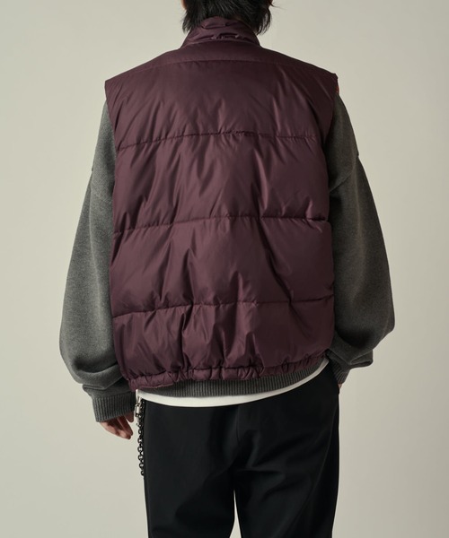 Lui's（ルイス）の「リバーシブルダウンベスト CHEMISE Lui's（ダウンベスト・メンズ・ブラック/パープル・FREE）」の14枚目の写真