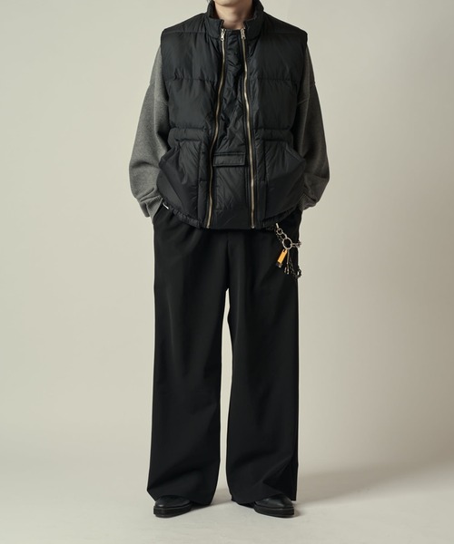 Lui's（ルイス）の「リバーシブルダウンベスト CHEMISE Lui's（ダウンベスト・メンズ・ブラック/パープル・FREE）」の7枚目の写真