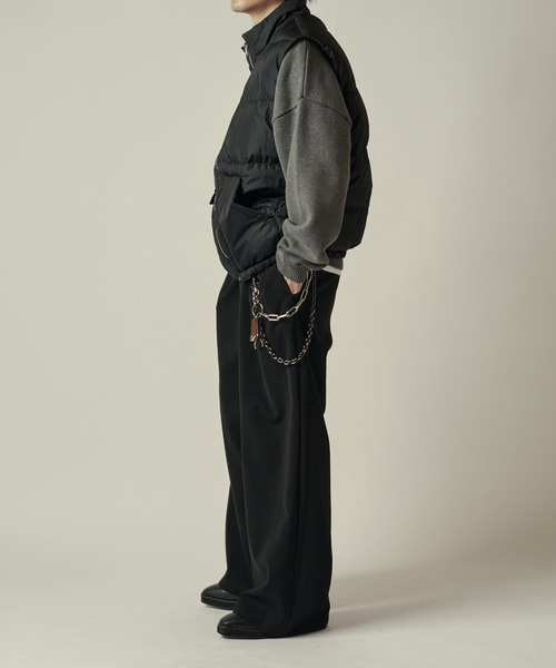 Lui's（ルイス）の「リバーシブルダウンベスト CHEMISE Lui's（ダウンベスト・メンズ・ブラック/パープル・FREE）」の9枚目の写真