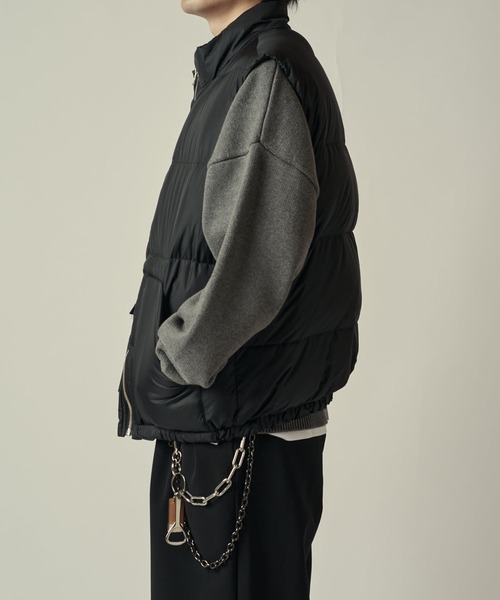 Lui's（ルイス）の「リバーシブルダウンベスト CHEMISE Lui's（ダウンベスト・メンズ・ブラック/パープル・FREE）」の5枚目の写真