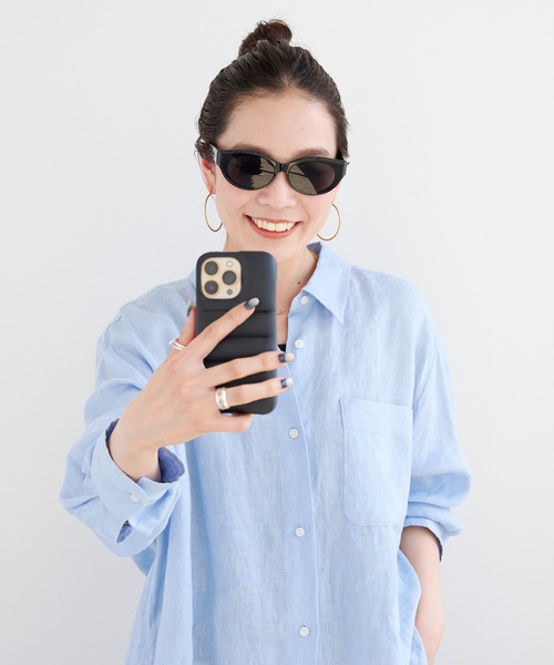 B.C STOCK（ベーセーストック）の「【WEB限定】オーバーフレームサングラス（サングラス・レディース・キャメル/ブラック・FREE）」の8枚目の写真