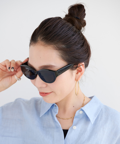 B.C STOCK（ベーセーストック）の「【WEB限定】オーバーフレームサングラス（サングラス・レディース・キャメル/ブラック・FREE）」の5枚目の写真