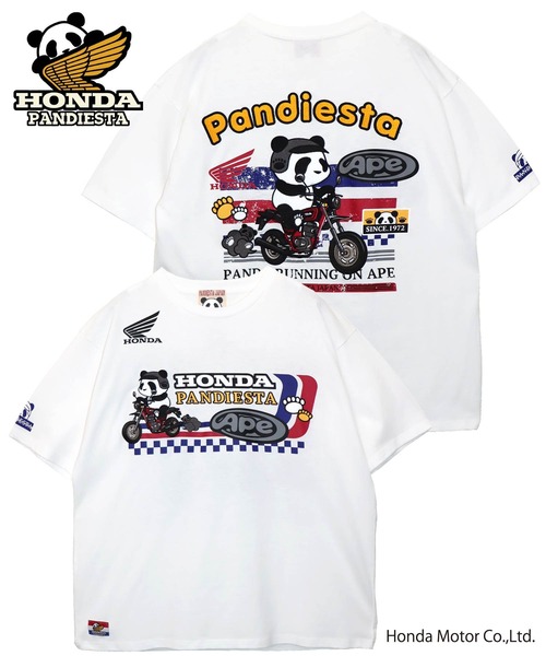 Honda×Pandiesta ApeライドTシャツ(M2)