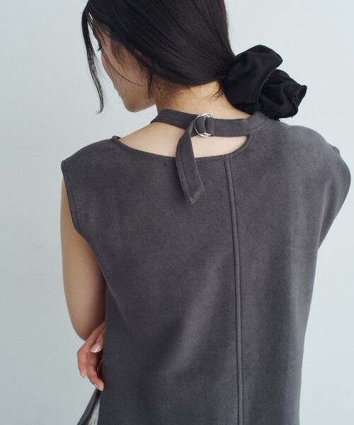 CODE A(コードエー)の「pile cutout tee(Tシャツ/カットソー・レディース・グレー/パープル/ホワイト・00)」の15枚目の写真