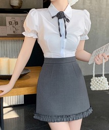 フリルミニタイトスカート