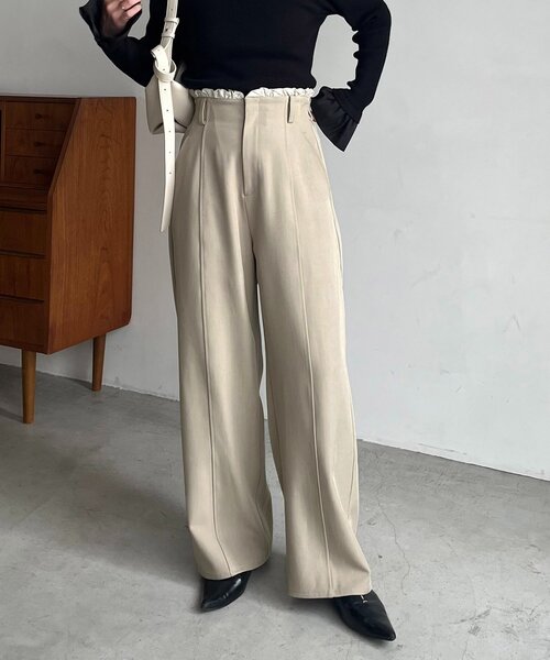 セール】フリルウエストパンツ（その他パンツ）｜CAPRICIEUX LE'MAGE