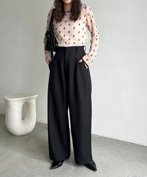 セール】フリルウエストパンツ（その他パンツ）｜CAPRICIEUX LE'MAGE