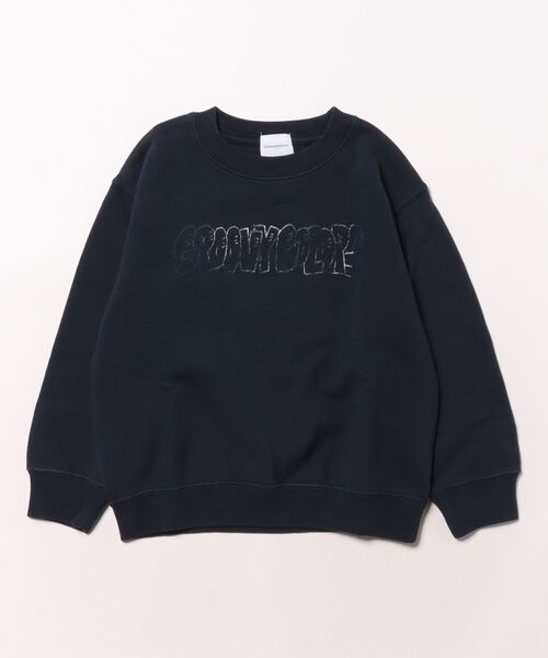 GROOVY COLORS（グルービーカラーズ）の「MOUNTAIN SCAPE Sweat Shirt（スウェット・キッズ・ネイビー・115/125）」の3枚目の写真
