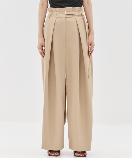 STUDIOUS/ステュディオス】Back Asymmetry Chino Pants/バック