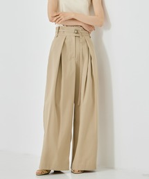 STUDIOUS（ステュディオス）の「【STUDIOUS/ステュディオス】Back Asymmetry Chino Pants/バックアシンメトリーチノパンツ/小尻効果/ウォッシャブル/オフィスカジュアル/前ももカバー/ベルト取り外し可（チノパンツ）」