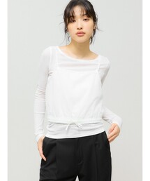 MIDIUMISOLID | MIDIUMISOLID for Ladies キャミソールトップスアンサンブル(Tシャツ/カットソー)