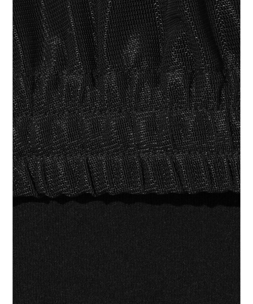 MIDIUMISOLID（ミディウミソリッド）の「MIDIUMISOLID for Ladies キャミソールトップスアンサンブル（Tシャツ/カットソー・レディース・オフホワイト/イエロー/ブラック・FREE）」の5枚目の写真