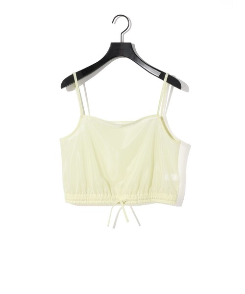 MIDIUMISOLID（ミディウミソリッド）の「MIDIUMISOLID for Ladies キャミソールトップスアンサンブル（Tシャツ/カットソー・レディース・オフホワイト/イエロー/ブラック・FREE）」の19枚目の写真