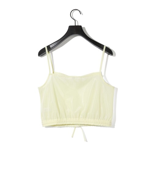 MIDIUMISOLID（ミディウミソリッド）の「MIDIUMISOLID for Ladies キャミソールトップスアンサンブル（Tシャツ/カットソー・レディース・オフホワイト/イエロー/ブラック・FREE）」の20枚目の写真