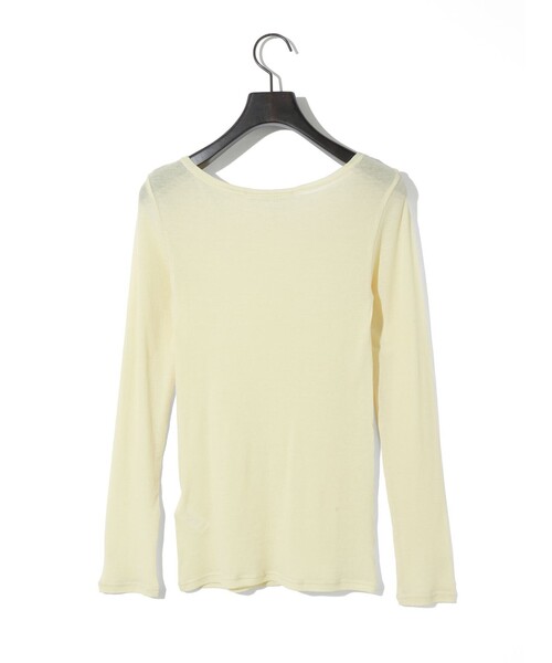 MIDIUMISOLID（ミディウミソリッド）の「MIDIUMISOLID for Ladies キャミソールトップスアンサンブル（Tシャツ/カットソー・レディース・オフホワイト/イエロー/ブラック・FREE）」の22枚目の写真