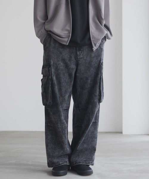 NAVY(ネイビー)の「NAVY カーゴパンツ(カーゴパンツ・メンズ・ブルー系その他/ブラック系その他/オリーブ/ブラック・S/XL/L/M)」の3枚目の写真