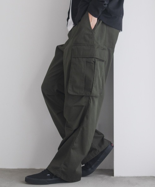 NAVY(ネイビー)の「NAVY カーゴパンツ(カーゴパンツ・メンズ・ブルー系その他/ブラック系その他/オリーブ/ブラック・S/XL/L/M)」の1枚目の写真