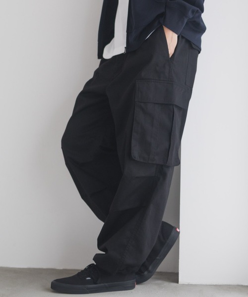 NAVY(ネイビー)の「NAVY カーゴパンツ(カーゴパンツ・メンズ・ブルー系その他/ブラック系その他/オリーブ/ブラック・S/XL/L/M)」の2枚目の写真