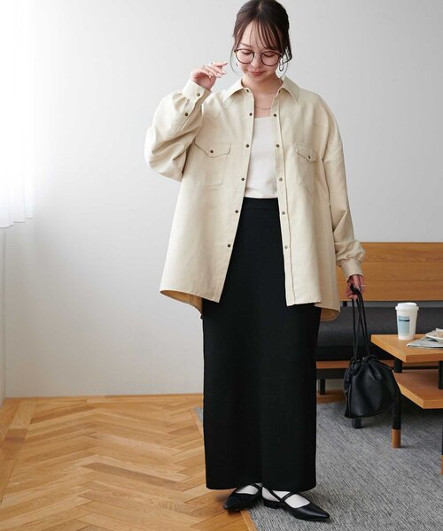 フェイクスエードウエスタンシャツ（シャツ/ブラウス）｜DISCOAT