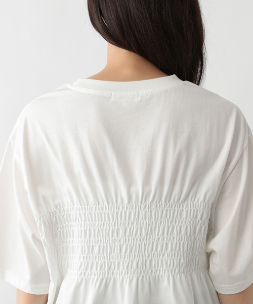 FOUND GOOD(ファウンドグッド)の「シャーリングプリント/5S(Tシャツ/カットソー・レディース・グレー系8/ホワイト系5/イエロー系2/ブラック・L/M/S)」の14枚目の写真