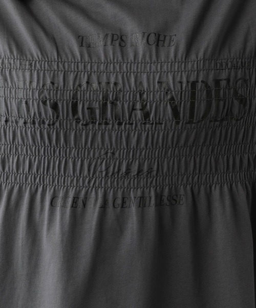 FOUND GOOD(ファウンドグッド)の「シャーリングプリント/5S(Tシャツ/カットソー・レディース・グレー系8/ホワイト系5/イエロー系2/ブラック・L/M/S)」の17枚目の写真