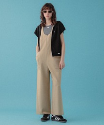 エストレジャ　フロントジップデニムオールインワン BEATJIVE オーバーオール デニム オールインワン カバーオール