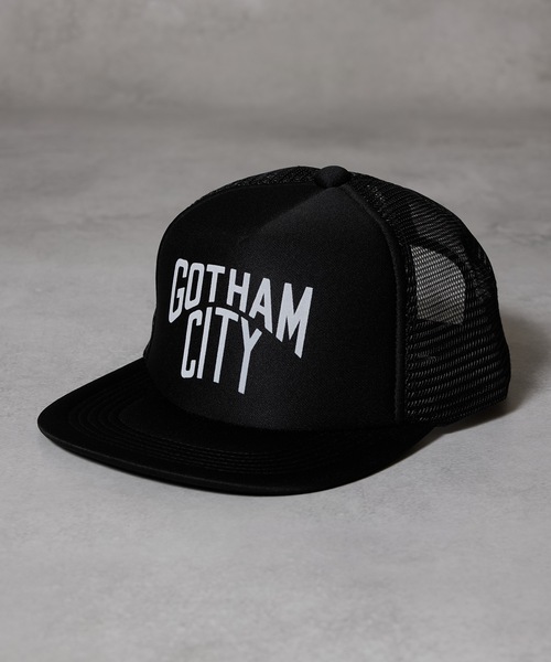 喜ばれる誕生日プレゼント CITY GOTHAM PRINTED プリント シティ ゴッサム / CAP MESH 帽子