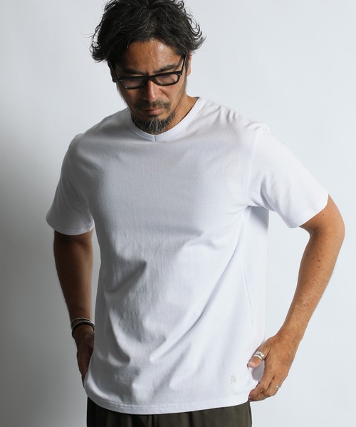 ACROCLEAR V-NECK TEE：消臭機能『アクロクリア』浅Vネック Tシャツ（T