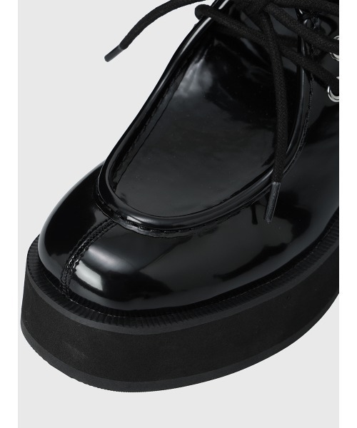 EIMY ISTOIRE(エイミーイストワール)の「レースアップボリュームローファー(ローファー・レディース・ブラウン/ブラック・L/M/S)」の12枚目の写真