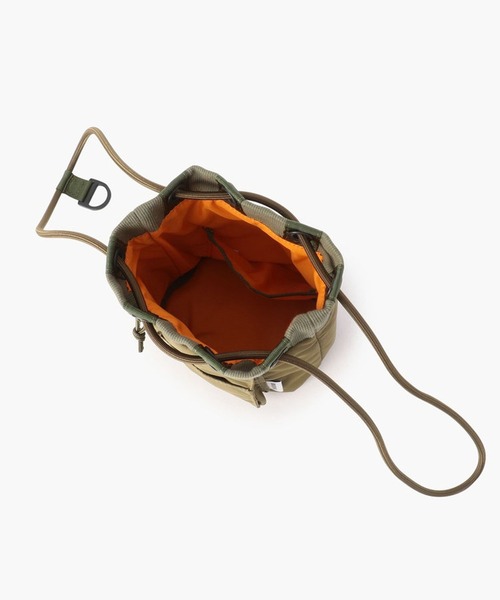 BRIEFING（ブリーフィング）の「BRIEFING/ブリーフィング PURSE SACK ブランドタグ パースバッグ（ショルダーバッグ・メンズ・ブラック/カーキ・FREE）」の14枚目の写真