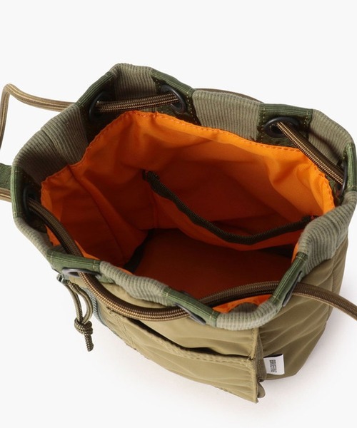 BRIEFING（ブリーフィング）の「BRIEFING/ブリーフィング PURSE SACK ブランドタグ パースバッグ（ショルダーバッグ・メンズ・ブラック/カーキ・FREE）」の13枚目の写真