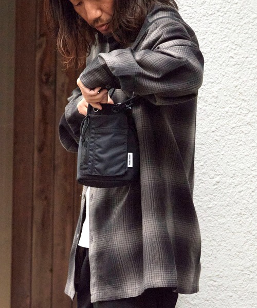 BRIEFING/ブリーフィング PURSE SACK ブランドタグ パースバッグ