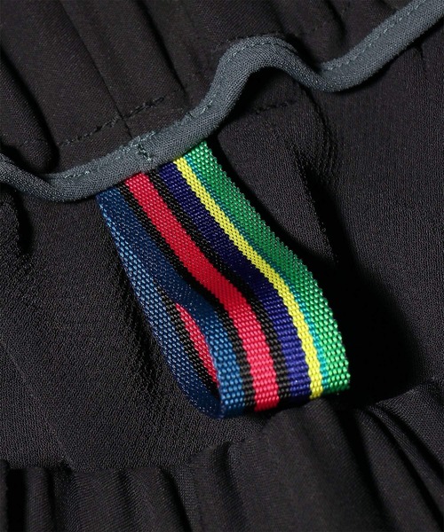 PS Paul Smith（ピーエスポールスミス）の「ライトドライテクスチャー テーパードパンツ【252750 EXTR02】（その他パンツ・メンズ・ブラック/ダークグレー・MEDIUM/SMALL/LARGE）」の8枚目の写真