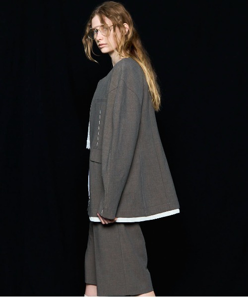 Hour Glass Worsted Zip Jacket/アワーグラスウーステッドジップ