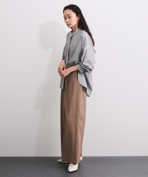 LE CERCLE par rope'（ルセルクルパーロペ）の「ブロードバンドカラーブラウス（シャツ/ブラウス・レディース・パープル系その他4/ブルー系その他6/ブラック系その他3/ブラック系その他・FREE）」の10枚目の写真