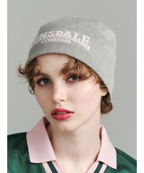 jouetie（ジュエティ）の「【LONSDALE×jouetie】JQDビーニー（ニットキャップ/ビーニー・レディース・ブラック/グレー/ネイビー・FREE）」の5枚目の写真