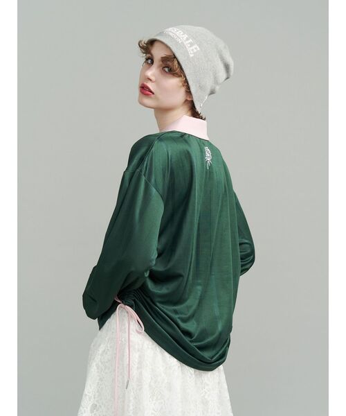 jouetie（ジュエティ）の「【LONSDALE×jouetie】JQDビーニー（ニットキャップ/ビーニー・レディース・ブラック/グレー/ネイビー・FREE）」の6枚目の写真