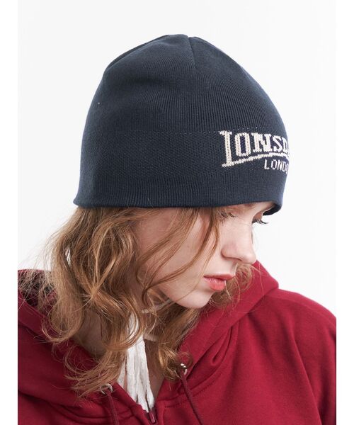 jouetie（ジュエティ）の「【LONSDALE×jouetie】JQDビーニー（ニットキャップ/ビーニー・レディース・ブラック/グレー/ネイビー・FREE）」の10枚目の写真