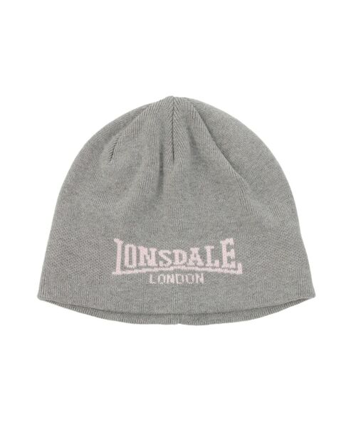jouetie(ジュエティ)の「【LONSDALE×jouetie】JQDビーニー(ニットキャップ/ビーニー・レディース・ブラック/グレー/ネイビー・FREE)」の2枚目の写真